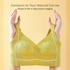 Dreamy Terraced Fields Lace Wireless Bra - Bigger Bust Fit,  Rabbit Ear Pads