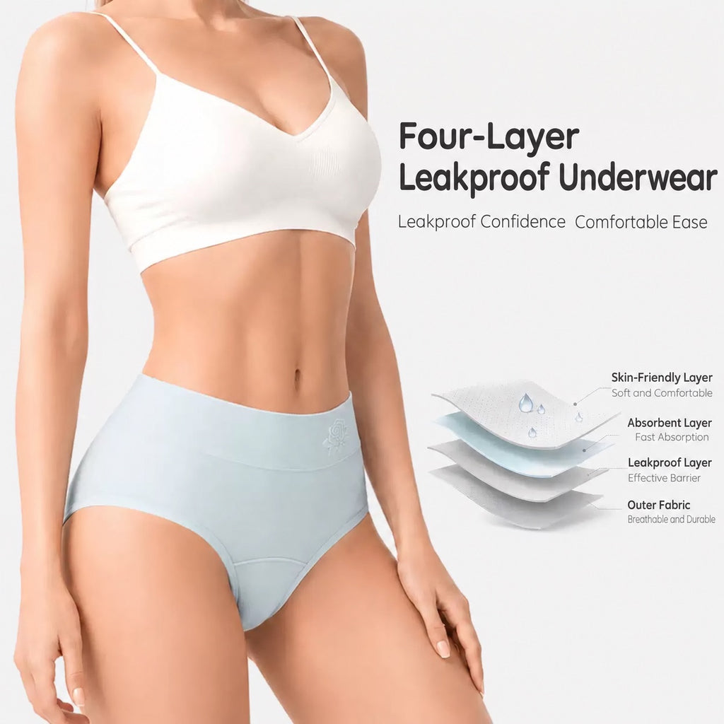 Floral Leak Proof Underwear for Incontinence – Postpartum Moderate Bladder Leaks