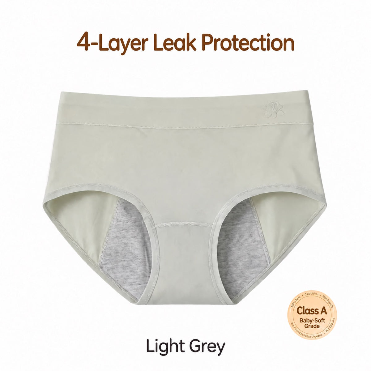 Floral Leak Proof Underwear for Incontinence – Postpartum Moderate Bladder Leaks