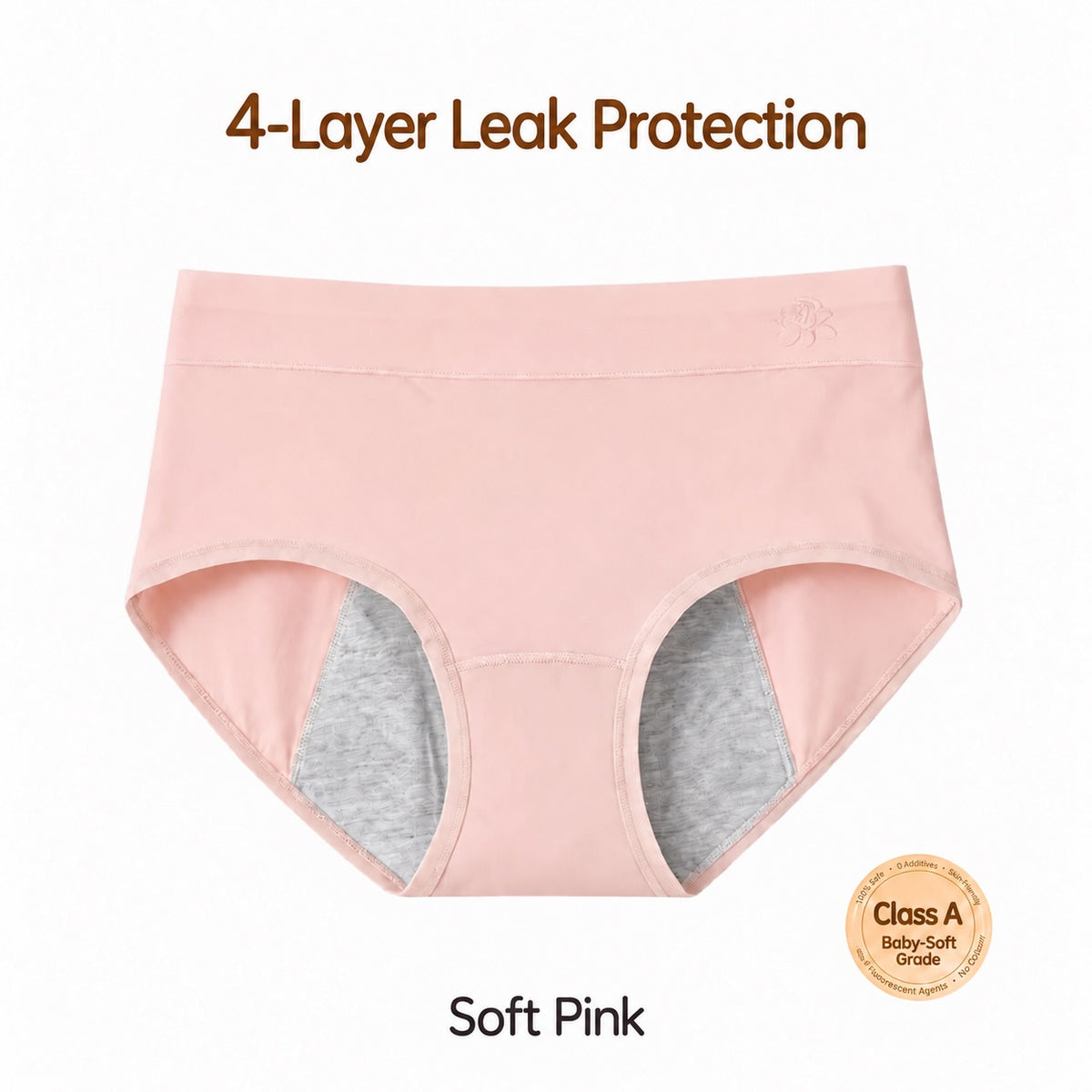 Floral Leak Proof Underwear for Incontinence – Postpartum Moderate Bladder Leaks