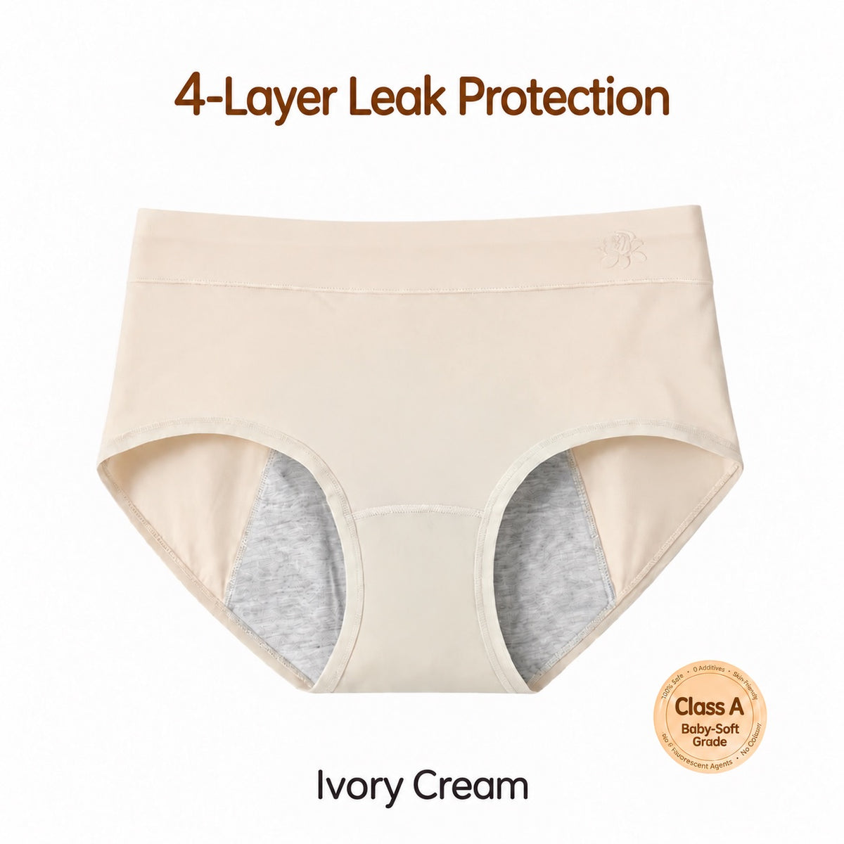 Floral Leak Proof Underwear for Incontinence – Postpartum Moderate Bladder Leaks
