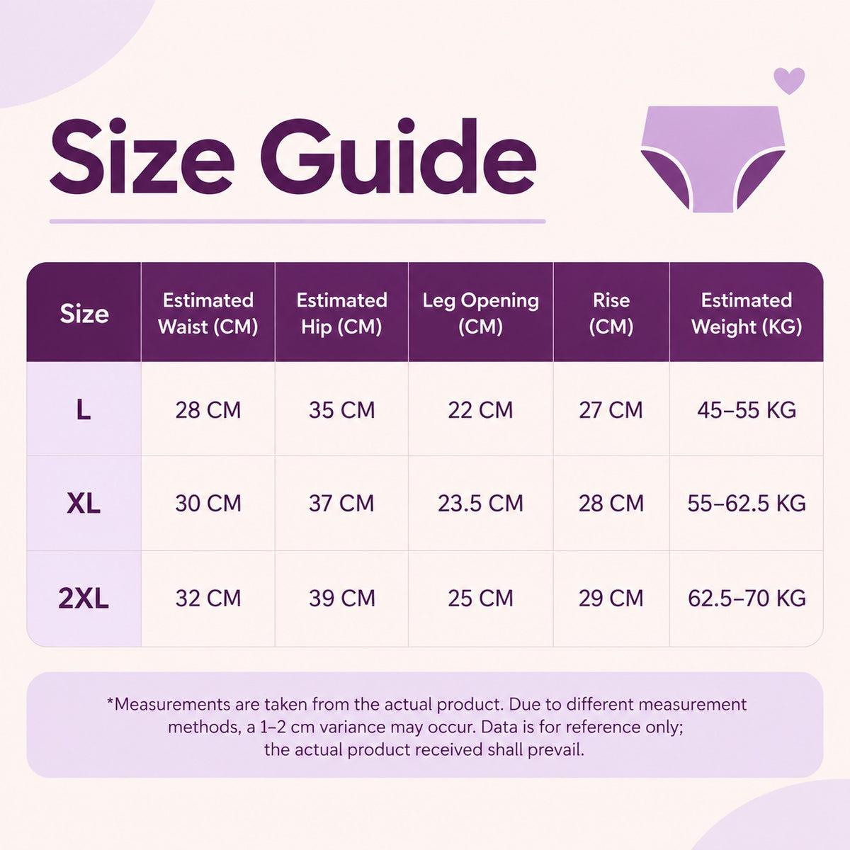Floral Leak Proof Underwear for Incontinence – Postpartum Moderate Bladder Leaks
